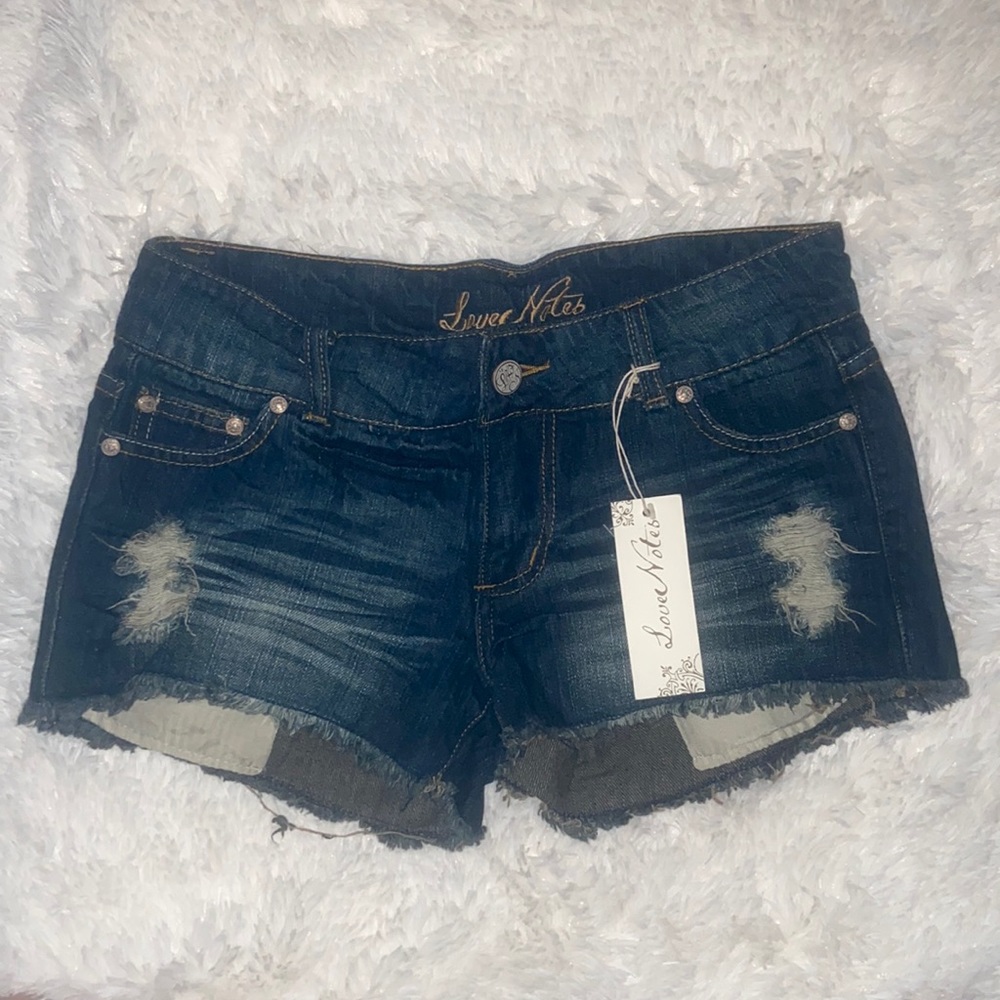 Denim shorts